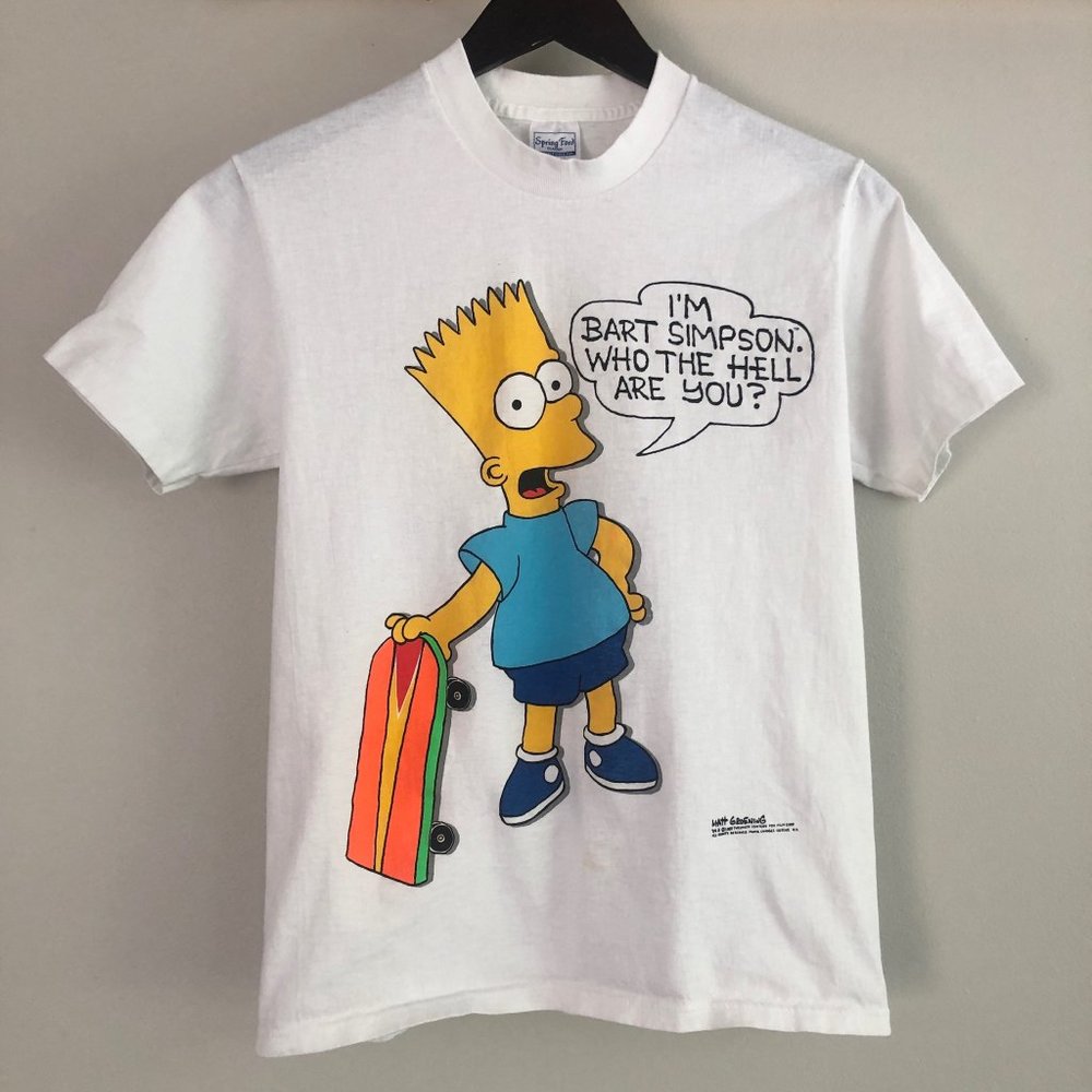 Bart Simpson Vintage T-Shirt (Size:S)